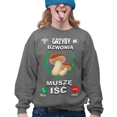 BLUZA grzyby GRZYBY DZWONIĄ